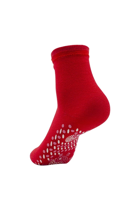 Self Heating Socks for Men & Women - Thermal Cotton Winter Socks with Massage, Cold Proof & Breathable - Ergonomic Warm Socks for Skiing, Hiking, Snowboarding, Outdoor Activities