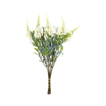 Tuscom Tall 14.96in 5 Blossoms Artificial Flowers Decor, Silk Flowers for Vase Insert , Fake Plants for Outdoor Wedding, Home Centerpieces, Faux Gardening Decor