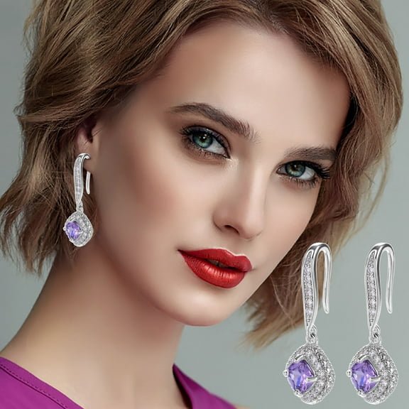 Tuscom Trendy Tassel Earrings for Women – Elegant Dangle Drop Pearl Earrings with Sparkling Gemstones, Gift Boxed for Valentine’s Day, Birthday & Anniversary