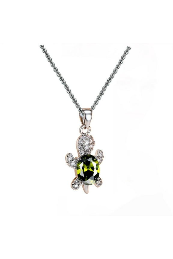 Turtle Pendant Necklace for Women & Teens, Cute Animal Jewelry Gift for Christmas, Birthday, Valentine's Day, Turtle Necklaces for Teens