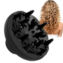 Tuscom Universal Hair Diffuser Attachment for Blow Dryers - Fits Most Dryers, Enhances Curls, Reduces Frizz & Boosts Volume for Curly/Wavy Hair