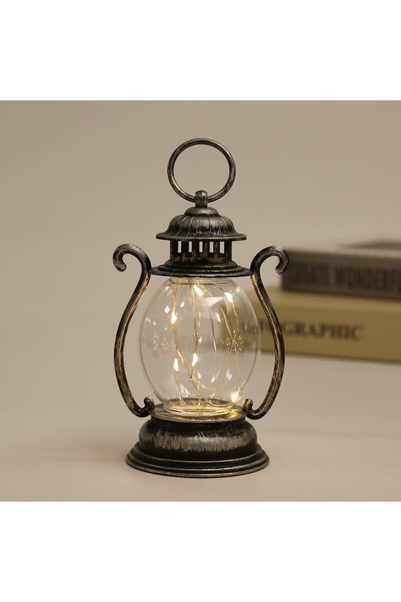 Vintage Christmas Lights, LED Mini Oil Lamps, Small Battery-powered Handheld Light, Gift