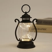 أضواء عيد الميلاد العتيقة من توسكوم، مصابيح زيتية صغيرة LED، ضوء محمول صغير يعمل بالبطارية، هدية