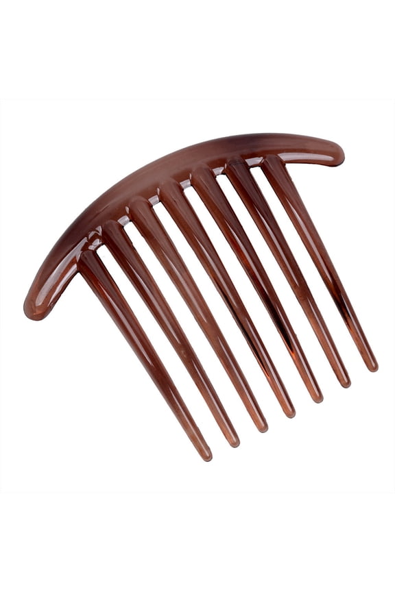 Volumizing Hair Combs for Ponytail Lift - 7 Tooth French Twist Insert Comb, Acrylic Fringe & Updo Styler (7 Colors) - Wedding, Party, Everyday Use, Gift
