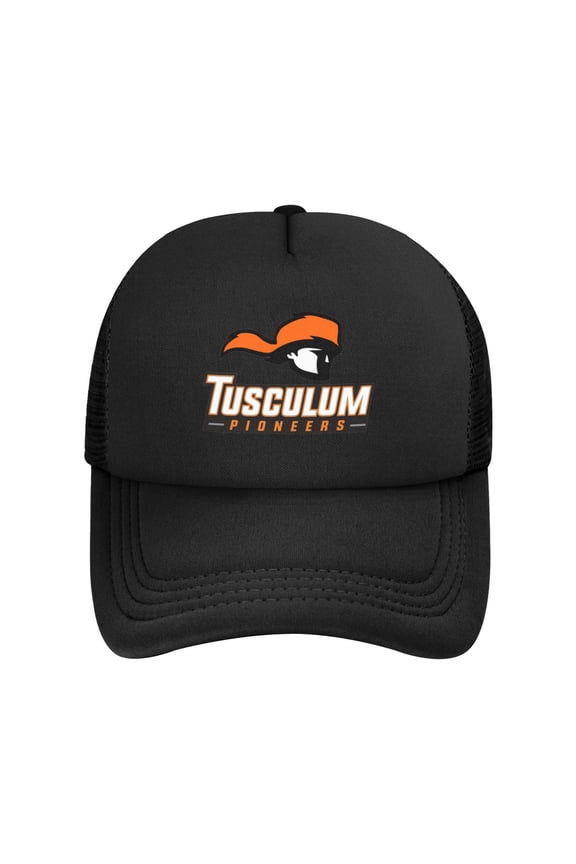 Tusculum University Solid Color Lightweight Adult Mesh Baseball Cap