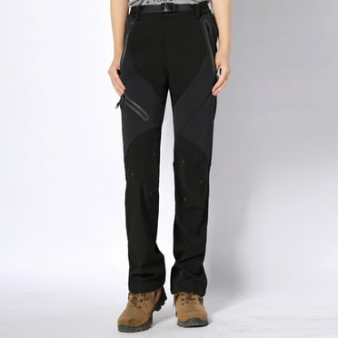 TuseyRxln Men's trousers, fleece lined, softshell trousers, hiking trousers, functional trousers