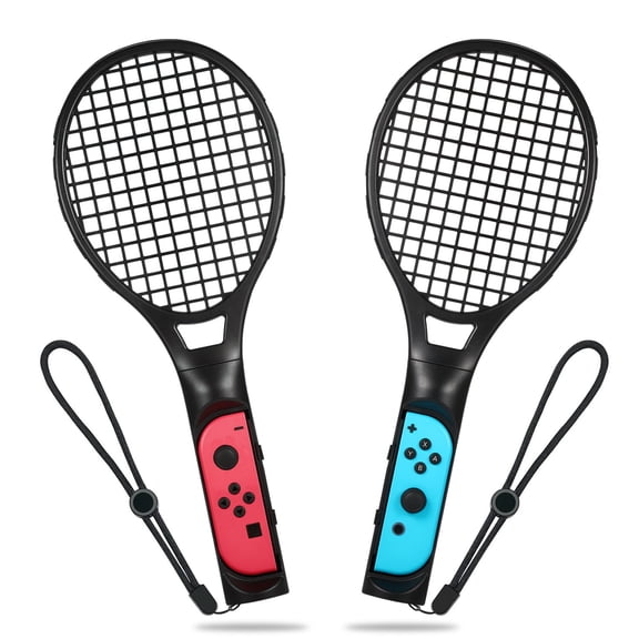 TuseyRxln Tennis Racket Mario Somatosensory Game Tennis Racket NS Sports Game Racket (black)