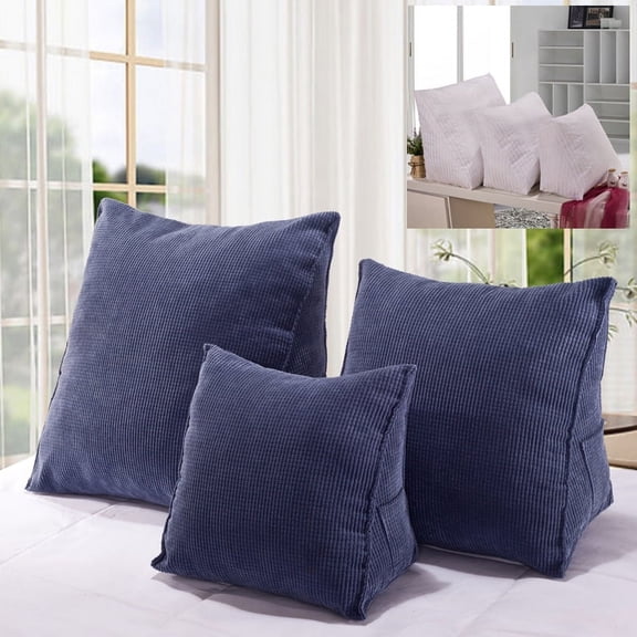 TuseyRxln Triangle Wedge Pillow, Reading Backrest Pillow Bed Backrest Positioning Backrest Pillow For Bed Sofa Backrest Reading Office Chair Rest