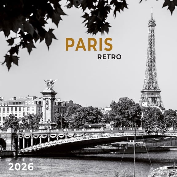 Tushita Publishing, Paris Retro 2026 Wall Calendar