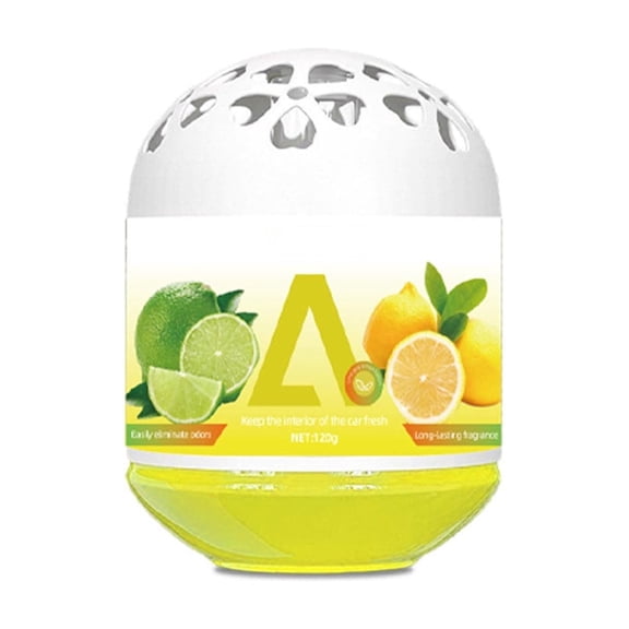 Tusihei Air Freshener Odor Absorber Gel, Lemon Scented Gel, Multi Functional Lightweight PorableAir Magic Box for Toilet Car Bedroom Office Bathrooms Pet Areas Boats & RVs