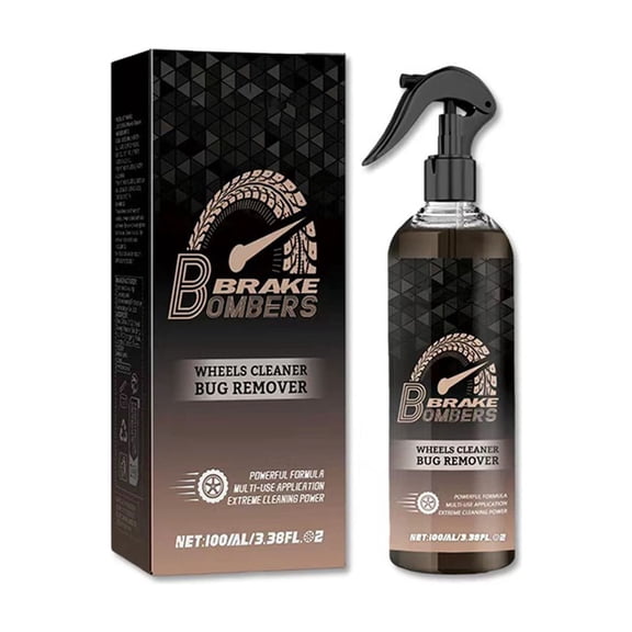 Tusihei Brake System Cleaner Spray, Car Wheel Hub Cleaner, Multi-Purpose Powerful Non-Acid Wheel Rust Remover for Alloy, Chrome, Painted Wheels Brake