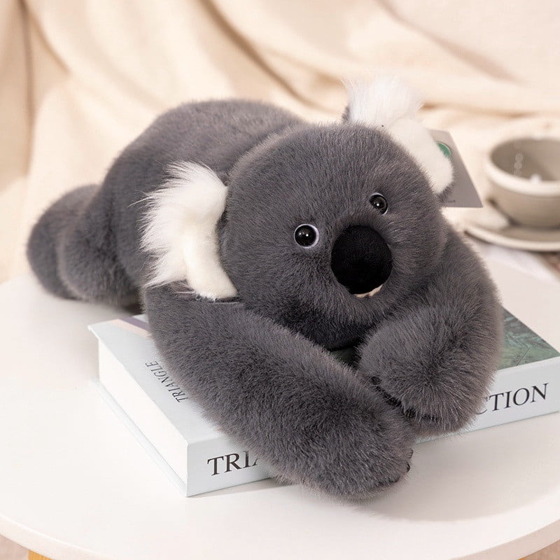 Tusihei Cute Plushs Toys, Weighted Stuffed Animal Toys with Extra-Long Hugging Arms, Soft Huggable Sloth Bear Raccoon Dinosaur Plushie for Bedroom Sofa