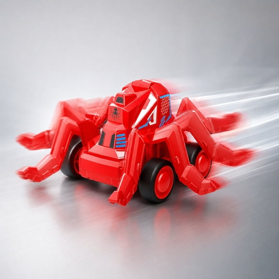 Tusihei Inertia Toy Car, Cool Appearance Interesting Spider Toy Car with Bionic Moving Legs, Friction Powered Spider Vehicle Toy for Daily Entertainment Interactive Play