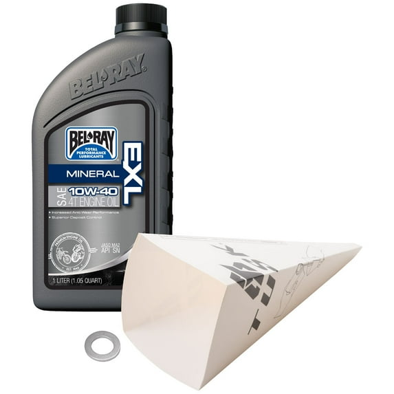 Tusk 2-Stroke Transmission Oil Change Kit Compatible with Bel-Ray EXL 10W-40 For KTM 250 SX (Fuel Injected) 2023-2026