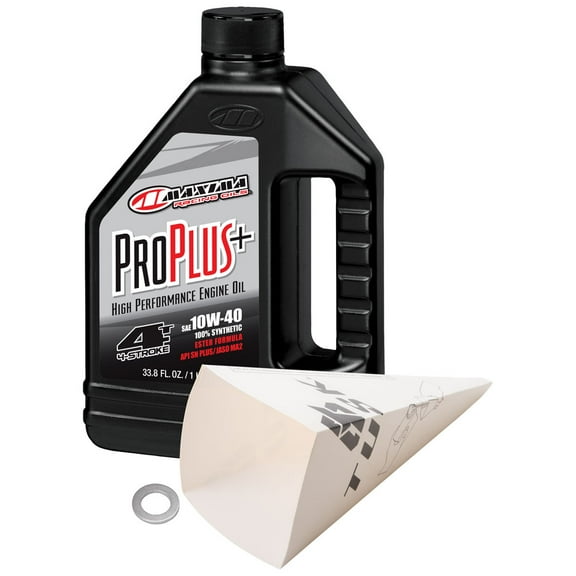 Tusk 2-Stroke Transmission Oil Change Kit Compatible with Maxima Pro Plus Synthetic 10W-40 For GASGAS MC 85 17/14 2022-2026