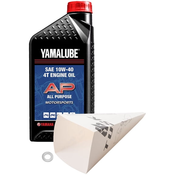 Tusk 2-Stroke Transmission Oil Change Kit Compatible with Yamalube All Purpose 10W-40