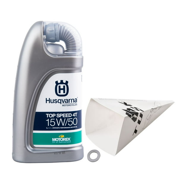 Tusk 2Stroke Transmission Oil Change Kit for Husqvarna Motorex Top