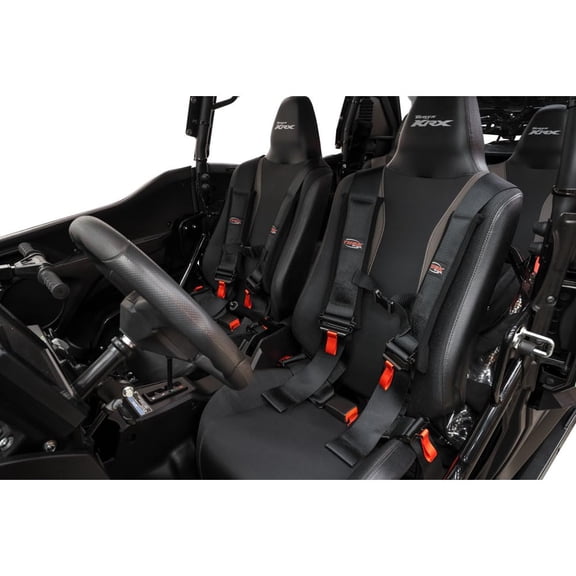 Tusk 4 Point 3 inch H-Style Safety Harness 2 Seat Package for Yamaha Wolverine X2 R-Spec 2019-2021