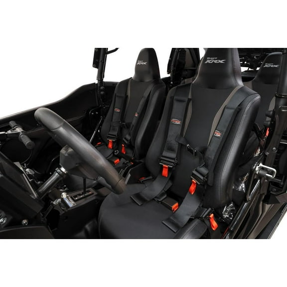 Tusk 4 Point 3 Inch H-Style Safety Harness 2 Seat Package for Yamaha Wolverine X2 R-Spec Xt-R 2020-2021