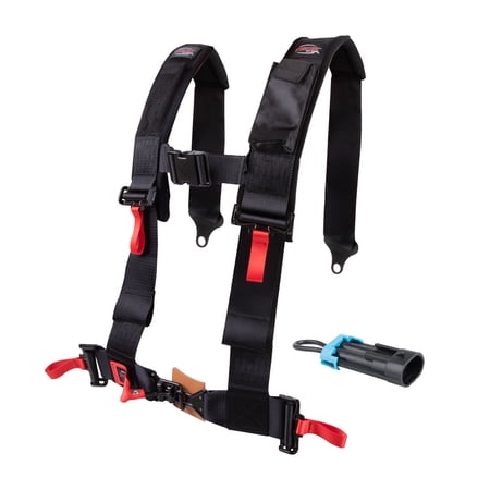 Tusk 4 Point 3 inch H-Style Safety Harness Driver Side For Can-Am Maverick Max 1000 X ds Turbo 2015-2017