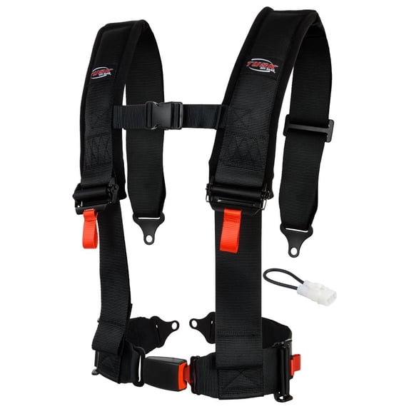 Tusk 4 Point 3 inch H-Style Safety Harness Driver Side for Yamaha Wolverine X4 850 Xt-R 2022-2025