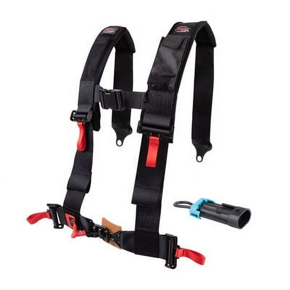 Tusk 4 Point 3 inch H-Style Safety Harness Driver Side for Can-Am Maverick X3 Max Turbo R 2017-2018