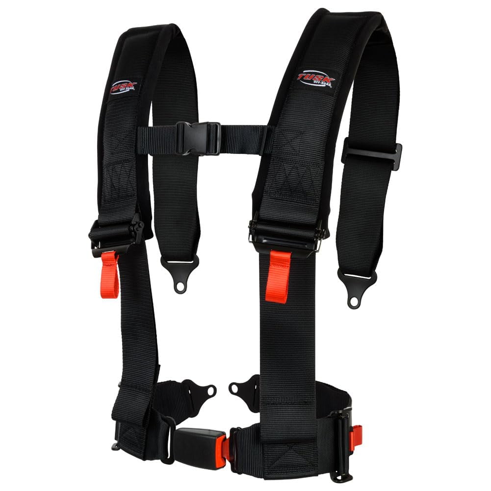 Tusk 4 Point 3 inch H-Style Safety Harness Passenger Side for Kawasaki Teryx Krx 1000 Trail Edition 2022-2023