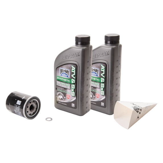 Tusk 1529860336-e125e2 4-Stroke Oil Change Kit Bel-Ray ATV & SXS Synthetic 5W-50 For Polaris RANGER 500 EFI 2017-2022
