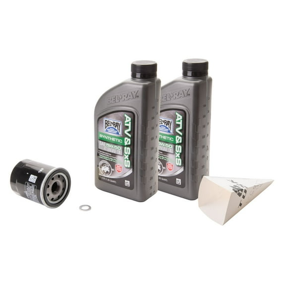 Tusk 1529860336-ea7d07 4-Stroke Oil Change Kit Bel-Ray ATV & SXS Synthetic 5W-50 For Polaris RANGER 800 6x6 2010-2016