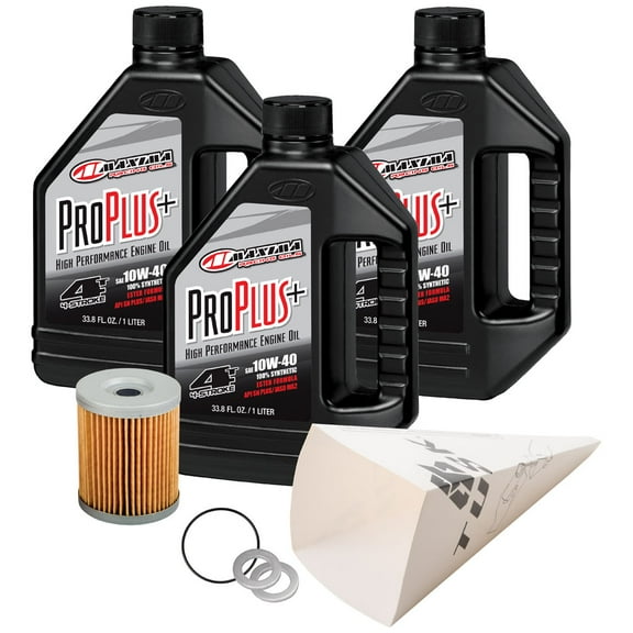 Tusk 4-Stroke Oil Change Kit Maxima Pro Plus Synthetic 10W-40 For CFMOTO CFORCE 400 2016-2025