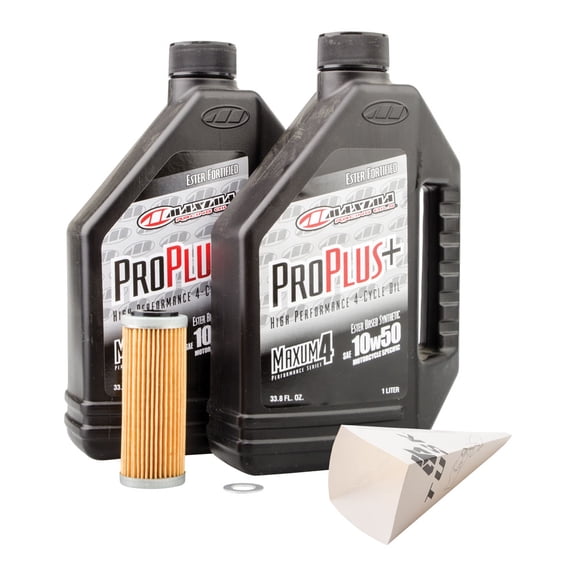 Tusk 4-Stroke Oil Change Kit Maxima Pro Plus Synthetic 10W-50 For Husqvarna FC 250 2014-2025