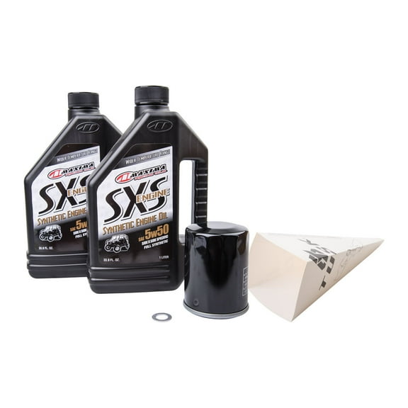 Tusk 1529860337-5b5bab 4-Stroke Oil Change Kit Maxima SXS Synthetic 5W-50 For Polaris Sportsman Big Boss 800 6X6 EFI 2009-2014