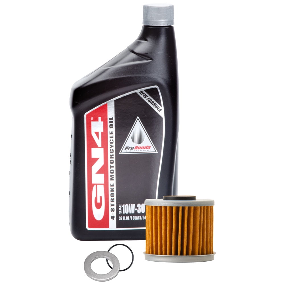 Tusk 4-Stroke Oil Change Kit For Pro-Honda GN4 10W-30 For Honda GROM