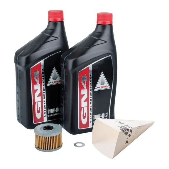 Tusk 152-986-0294 4-Stroke Oil Change Kit Pro-Honda GN4 10W-40