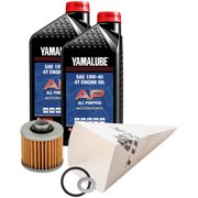 YAMAHA OEM YAMALUBE OIL CHANGE KIT ATV 10W40 - LUB-ATVCG-KT