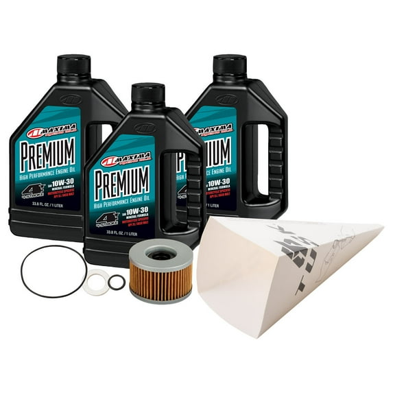 Tusk 4-Stroke Oil Change Kit Maxima Premium 10W-30 for Honda Rincon 680 4X4 2006-2023