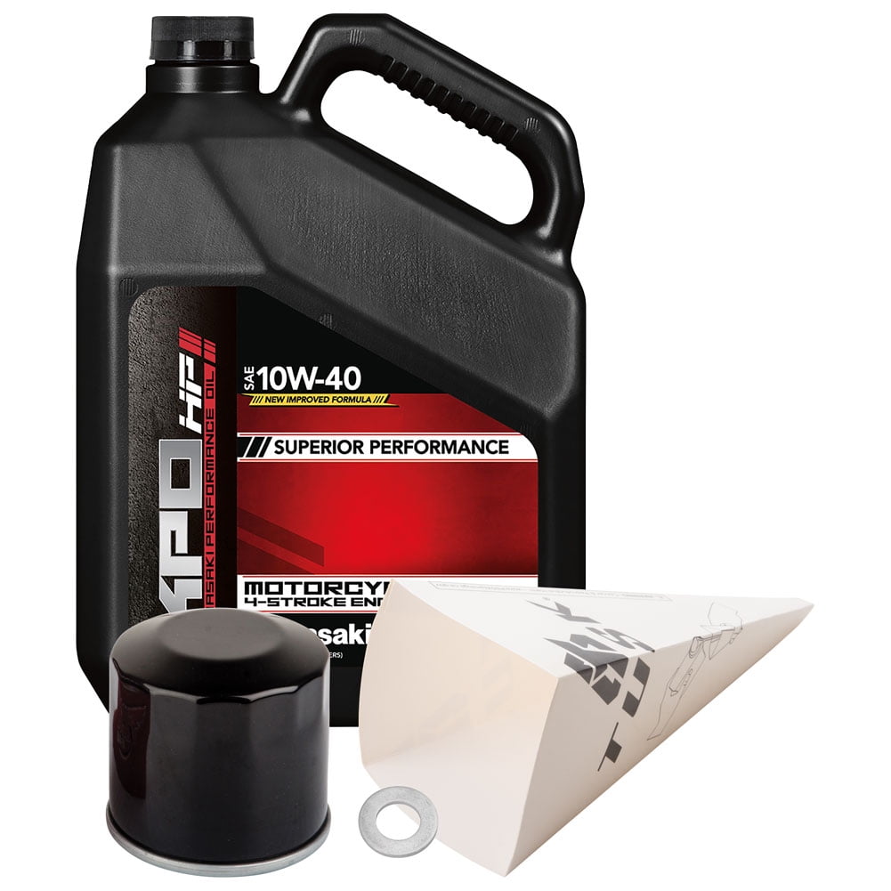 Tusk 4-Stroke Oil Change Kit for Kawasaki 10W-40