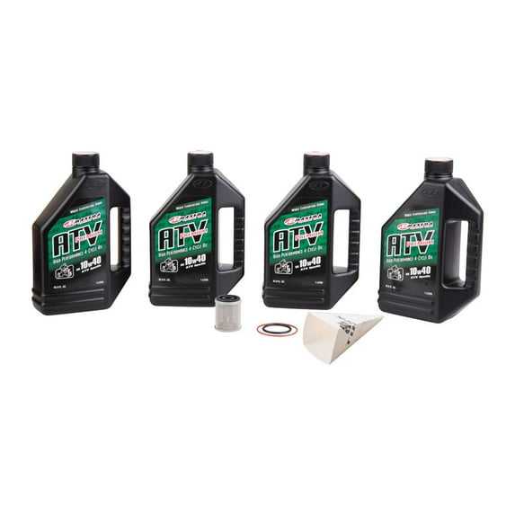 Tusk 4-Stroke Oil Change Kit for Maxima Atv Premium 4-T 10W-40 for Yamaha Big Bear 2X4 350 1996-1999