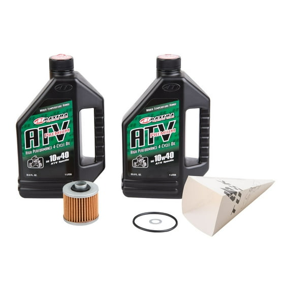 Tusk 4-Stroke Oil Change Kit Maxima ATV Premium 4-T 10W-40