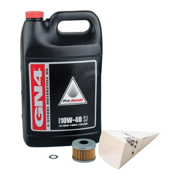 Tusk 4-Stroke Oil Change Kit Pro-Honda GN4 10W-40 for Honda Rubicon 500 4X4 2015-2019