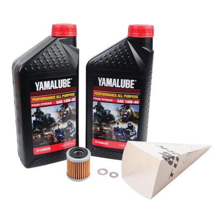 Tusk 4-Stroke Oil Change Kit for Yamalube All Purpose 10W-40
