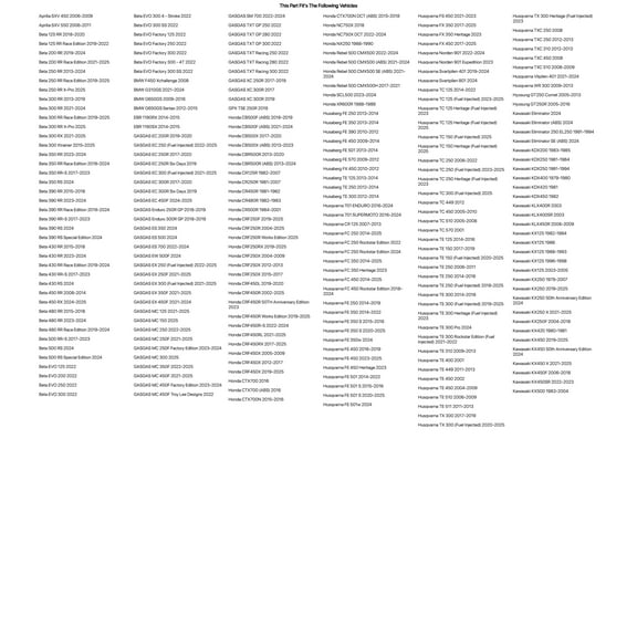 Tusk 520 Gold Plated Race Chain Master Link for Beta 390 RR-S 2017-2023