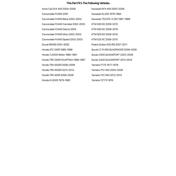 Tusk 520 O-Ring Chain 520x96 for Kawasaki KL250 1978-1984