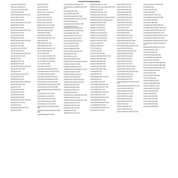 TUSK 520 O-Ring Chain Master Link for Honda Rebel 300 CMX300 2017-2024