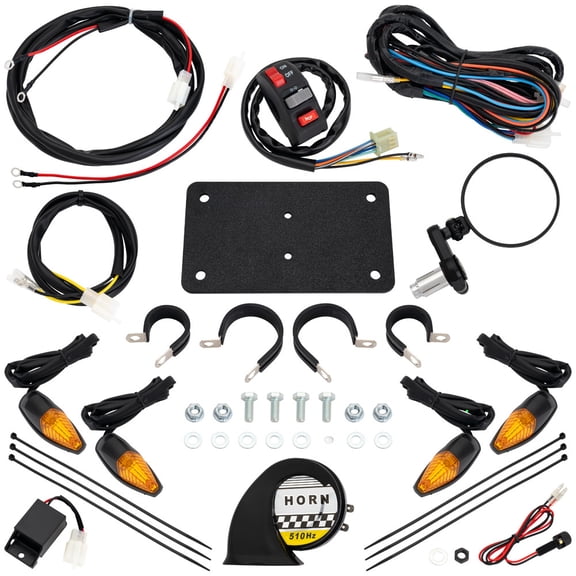 Tusk ATV Horn & Signal Kit with Flush Mount Signals For Suzuki King Qaud 400ASi SE 2025-2026