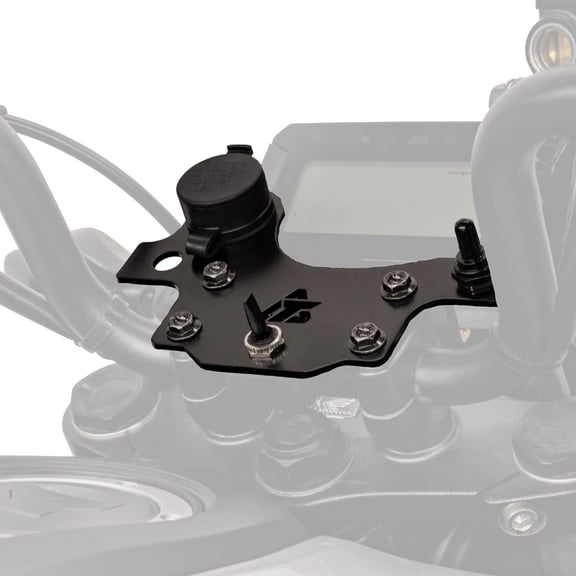 Tusk Accessory Dash Panel Black Powder Coated For Honda GROM 125 SP 2025-2026
