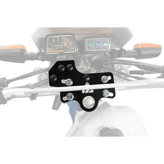 Tusk Accessory Dash Panel Black Powder Coated for Yamaha TW200 1990-2024