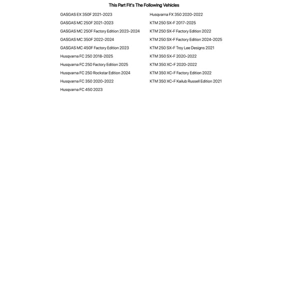 TUSK Alloy Kit & Gold Plated Race Chain Black Rear Sprocket for KTM 250 SX-F Factory Edition 2022,2024