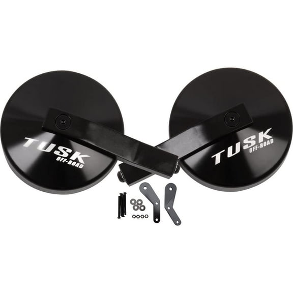 Tusk Alloy UTV Mirror Kit w/A-Pillar Mounts For CAN-AM Maverick X3 RS Turbo R 72 Inch 2020-2021