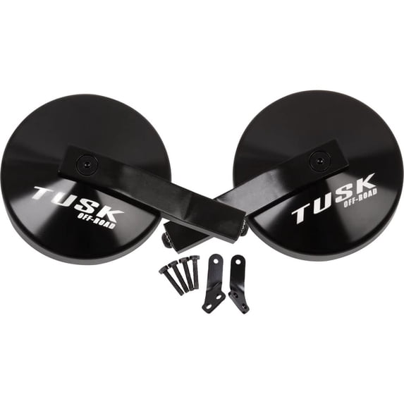 Tusk Alloy Utv Mirror Kit W/A-Pillar Mounts for Polaris General Xp 1000 Ultimate 2023-2024